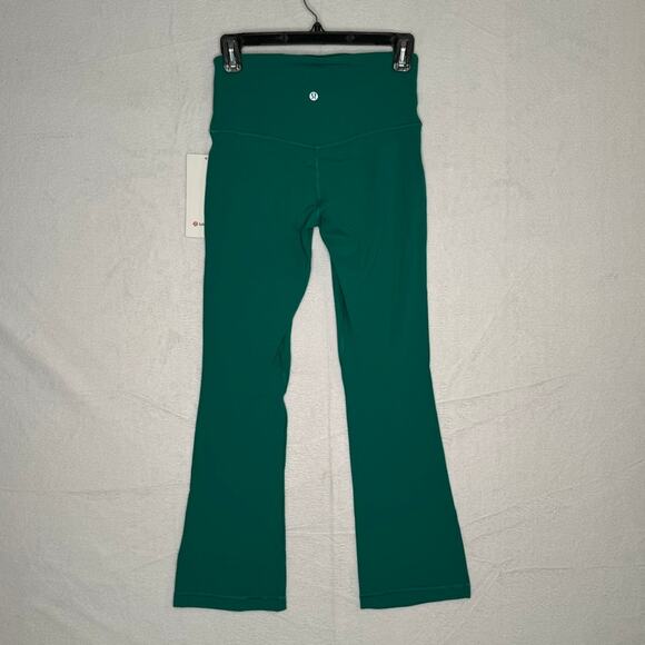 lululemon Align Mini-Flare Pant Extra Short Length GREEN NWT - Picture 2 of 8